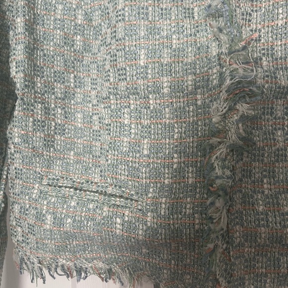 Women's Green Tweed Jacket - Picture 3 of 4